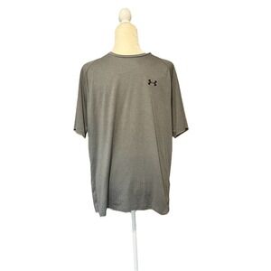 Under Armour The Tech Tee‎ Shirt Mens Size Large Lightweight Gray Gym Workout